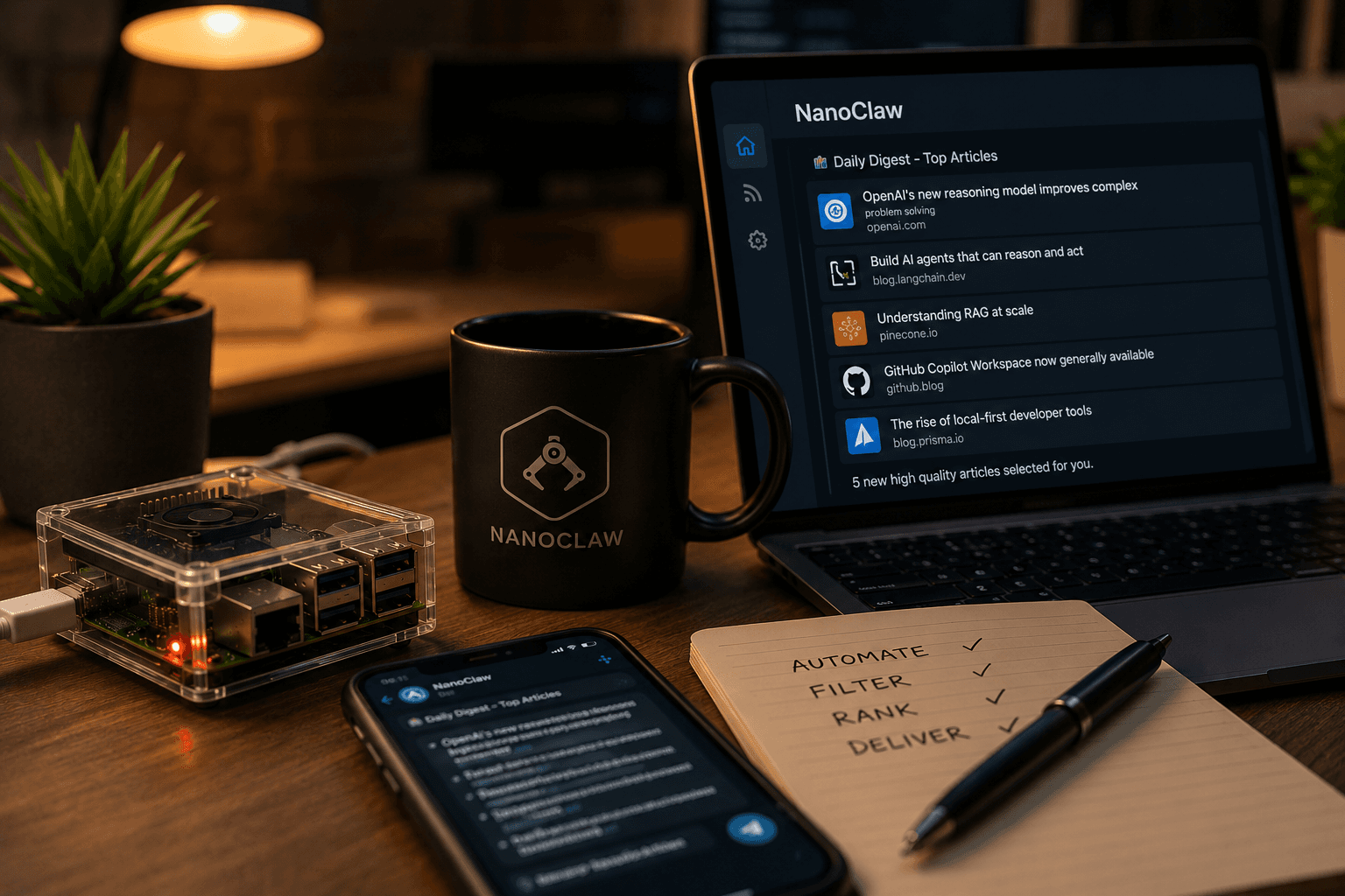 Autonomous Knowledge Assistant with NanoClaw
