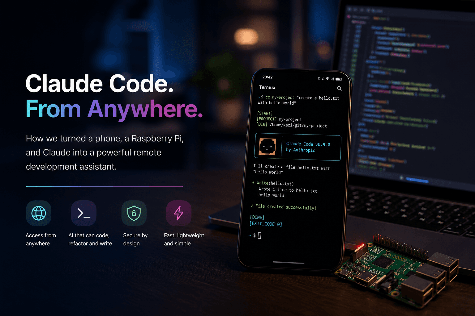 Running Claude Code From Anywhere